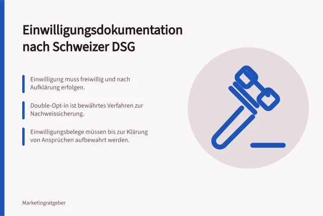 Close-up of hand signing a legal contract with a pen. Ideal for business and legal themes. Newsletter-Einwilligung nach Schweizer DSG: Dokumentation des Nachweises